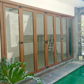 Pintu folding upvc Bali